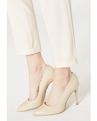 hellbeige Leder Pumps von Usha