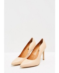 hellbeige Leder Pumps von Usha