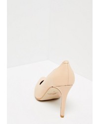 hellbeige Leder Pumps von Usha