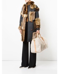 hellbeige Leder Reisetasche von Louis Vuitton Vintage