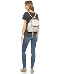 hellbeige Leder Rucksack von Rebecca Minkoff