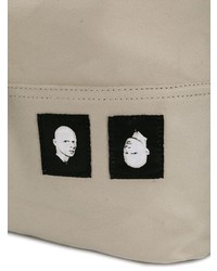 hellbeige Leder Rucksack von Rick Owens DRKSHDW