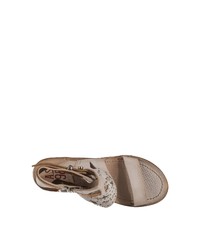 hellbeige Leder Sandaletten von A.S.98