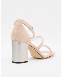 hellbeige Leder Sandaletten von Senso