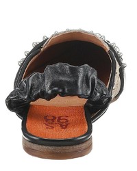 hellbeige Leder Slipper von A.S.98