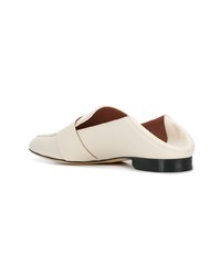 hellbeige Leder Slipper von Bally