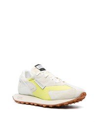 hellbeige Leder Sportschuhe von RUN OF