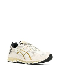 hellbeige Leder Sportschuhe von Asics