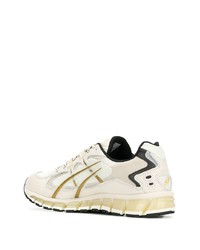 hellbeige Leder Sportschuhe von Asics