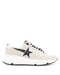 hellbeige Leder Sportschuhe von Golden Goose