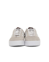 hellbeige Leder Sportschuhe von Adidas Originals By Alexander Wang