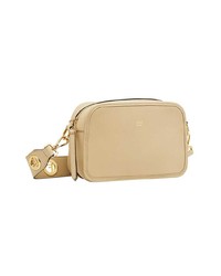 hellbeige Leder Umhängetasche von Fendi