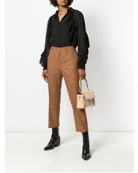 hellbeige Leder Umhängetasche von Chloé