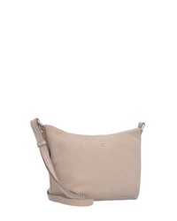 hellbeige Leder Umhängetasche von Gerry Weber