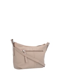 hellbeige Leder Umhängetasche von Gerry Weber