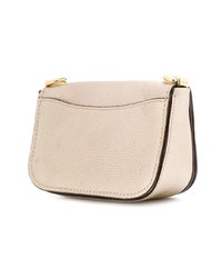 hellbeige Leder Umhängetasche von Coach