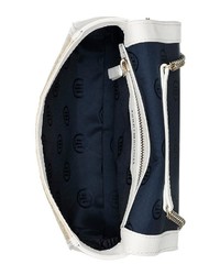 hellbeige Leder Umhängetasche von Tommy Hilfiger