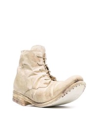 hellbeige Lederfreizeitstiefel von Poème Bohémien