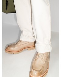 hellbeige Lederfreizeitstiefel von Grenson