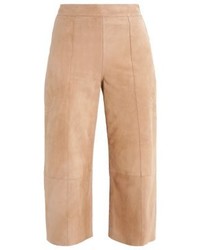 hellbeige Ledershorts von Reiss