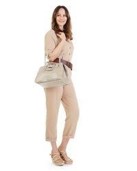 hellbeige Ledertaschen von CLUTY