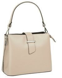 hellbeige Ledertaschen von CLUTY
