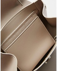 hellbeige Ledertaschen von Pieces