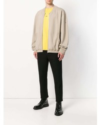 hellbeige leichte Bomberjacke von Helmut Lang