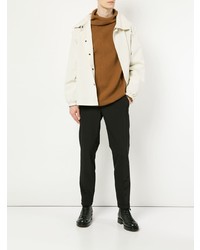 hellbeige leichte Shirtjacke von Jil Sander