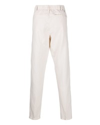 hellbeige Leinen Chinohose von Myths