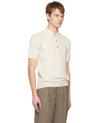 hellbeige Leinen Polohemd von Barena