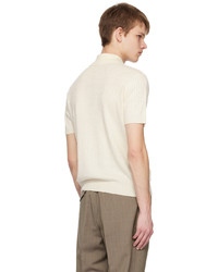 hellbeige Leinen Polohemd von Barena