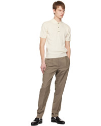 hellbeige Leinen Polohemd von Barena