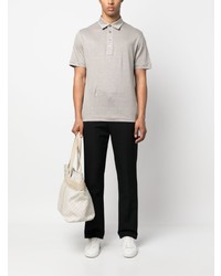 hellbeige Leinen Polohemd von Zegna