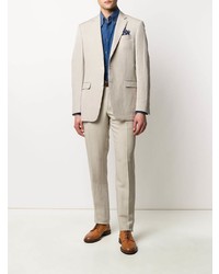 hellbeige Leinen Sakko von Canali