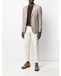 hellbeige Leinen Sakko von Z Zegna