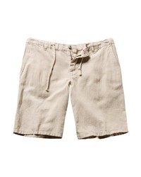 hellbeige Leinen Shorts von JP1880