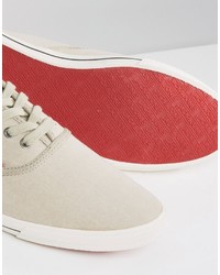 hellbeige Leinenschuhe von Jack and Jones