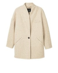 hellbeige Mantel von Mango