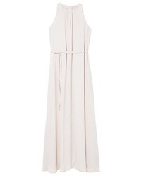 hellbeige Maxikleid von Mango