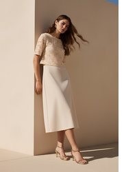 hellbeige Midikleid von Betty Barclay