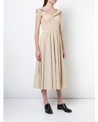 hellbeige Midikleid von Co