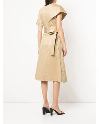 hellbeige Midikleid von Goen.J