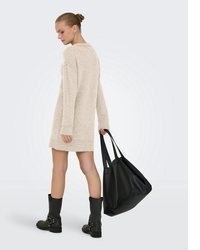 hellbeige Midikleid von Only