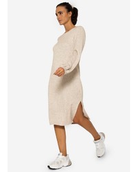 hellbeige Midikleid von SASSYCLASSY