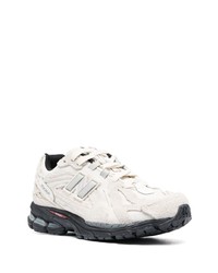 hellbeige niedrige Sneakers von New Balance