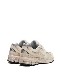 hellbeige niedrige Sneakers von New Balance