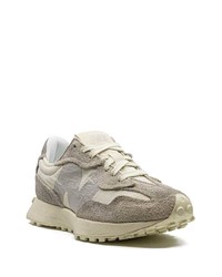 hellbeige niedrige Sneakers von New Balance