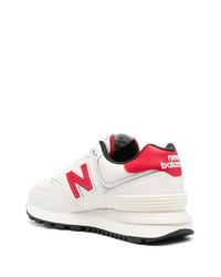 hellbeige niedrige Sneakers von New Balance