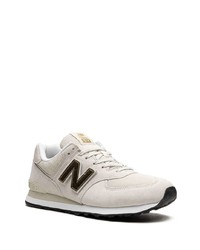 hellbeige niedrige Sneakers von New Balance